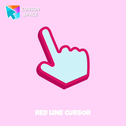 Red Line cursor pointer cursor